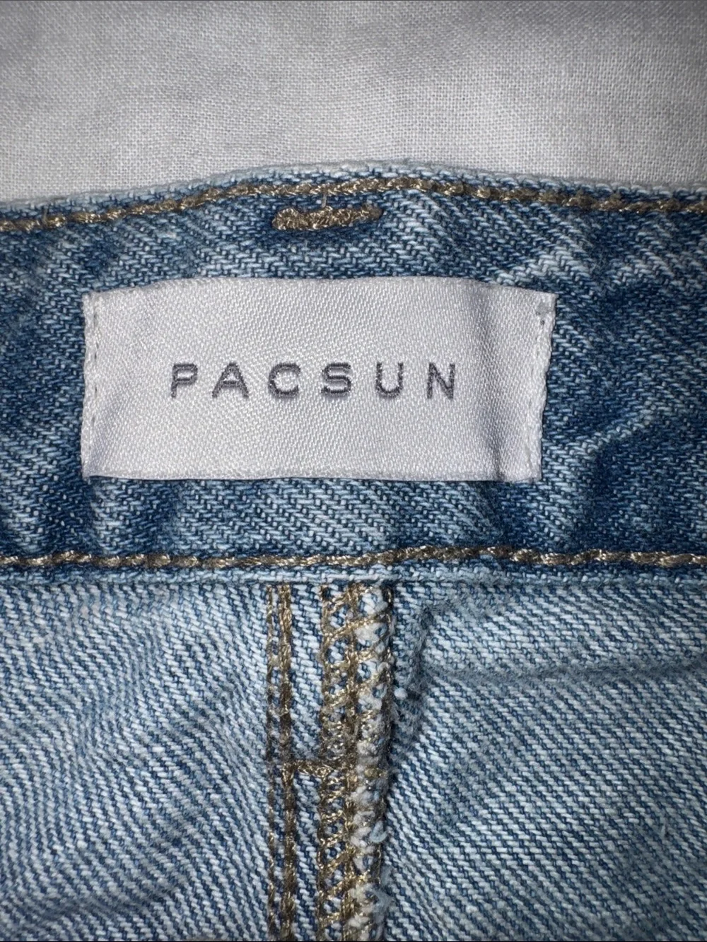 PacSun High Rise Festival Denim Cutoff Shorts Button Fly Size 27